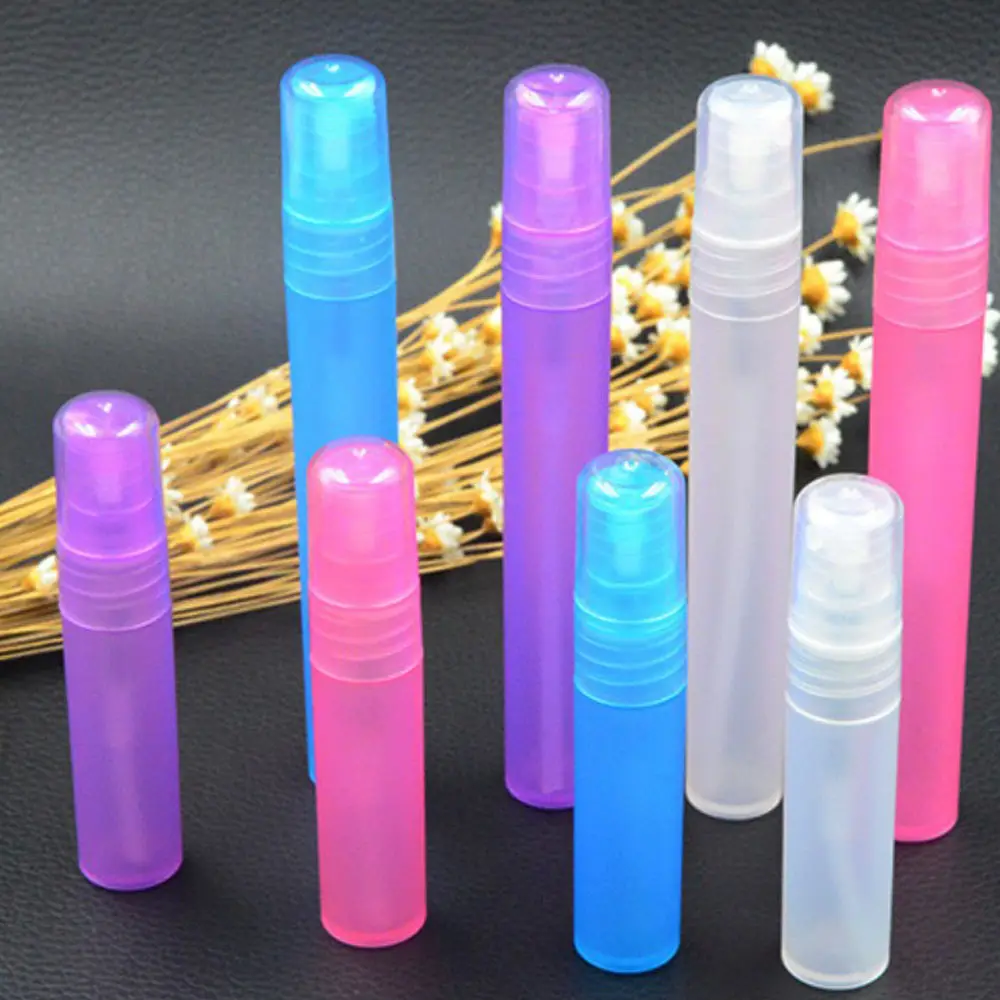 

5/10ml Empty Plastic Perfume Atomizer Spray Bottle Mini Travel Refillable Empty Cosmetic Containers Refillable Mini Bottle