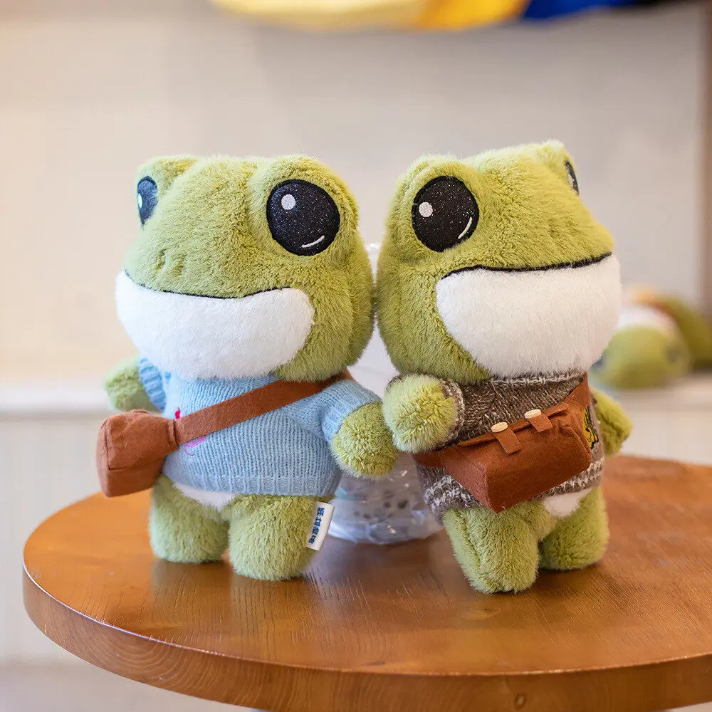 

Cute Frog Doll Kawaii Plush Toy Stuffed Animal Car Home Christmas Decoration Ornaments Children Birthday Gifts