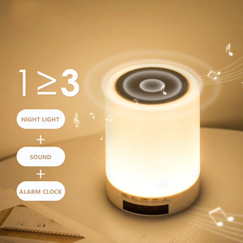 

Charging Bluetooth Audio Atmosphere Lamp Student Dormitory Table Lamp Music smart gift light Creative Led Bedside Table Lamp