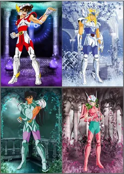 

Saint Seiya 30th ANNIVERSARY Beautifully Memorial Picture Album Size 30*21CM 100 Pages Collection Cards For Children Gift