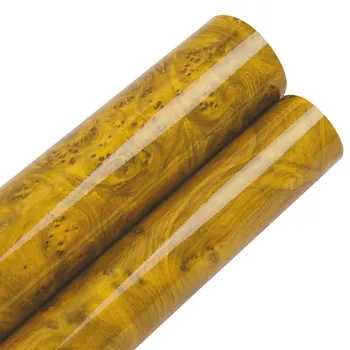 

High Glossy Wood Grain PVC Protector DIY Car Stickers Wrap Fashion Easy Clean Self Adhesive Durable Interior Film