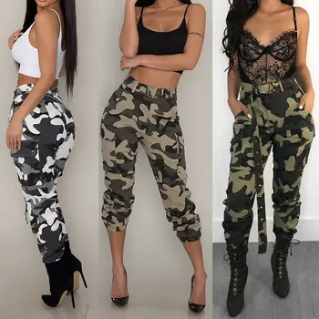 

Autumn Fashion Womens Military Army Leggings Camouflage Camo Casual High Quality Fashion Pants Trousers