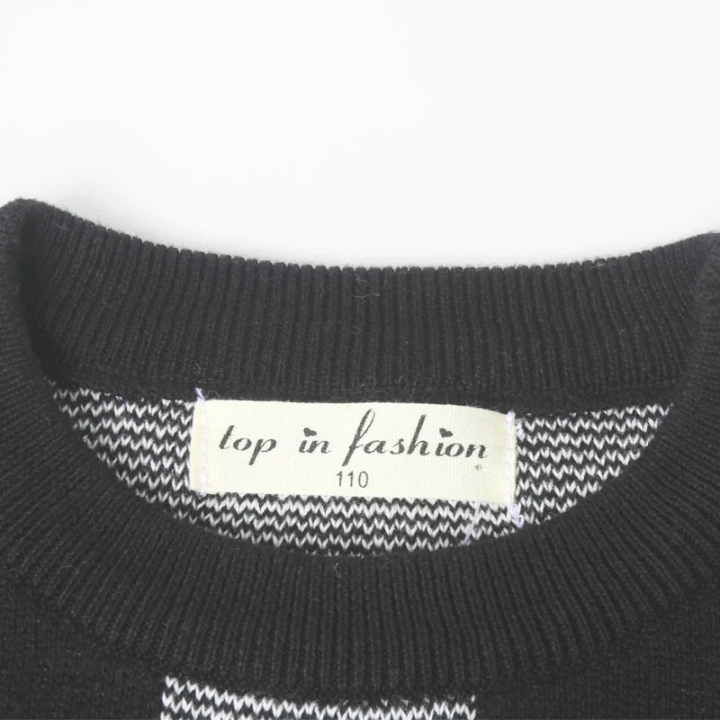 Свитер для маленьких мальчиков и девочек осенне-зимний детский свитер для девочек повседневная одежда для мальчиков 1-6 лет