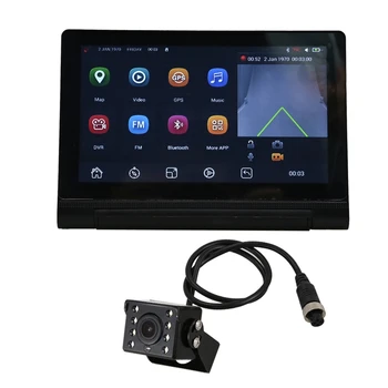 

7 Inch Contact Screen Car DVR Camera Dashcam FHD 1080P Android GPS Navigation WIFI ADAS Driving Recorder for Truck Bus 12/24V