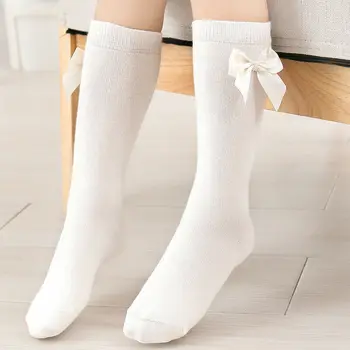 

Fashion Infants Toddler Baby Tube Socks Kids Princess Girls' Cute Bow socks Knee High Socks Cotton Bow Tights Leg Stockings
