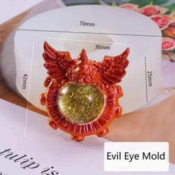 

Turkey Evil Eye Lucky Amulet Pendant Silicone Resin Mold Jewelry Making Tool