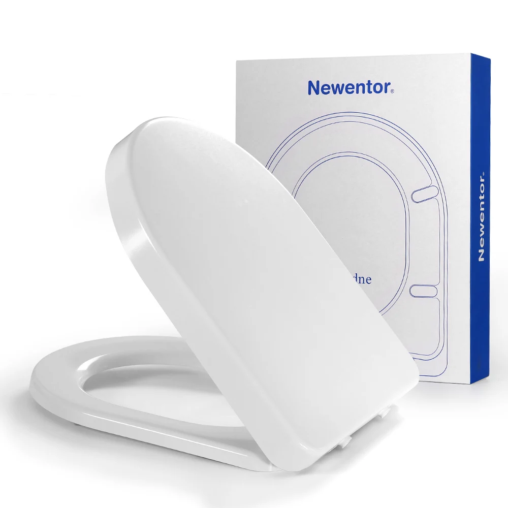 Newentor Toilet Lid With Soft Close Toilet Seat Duroplast Toilet Seat Removable Toilet Lid