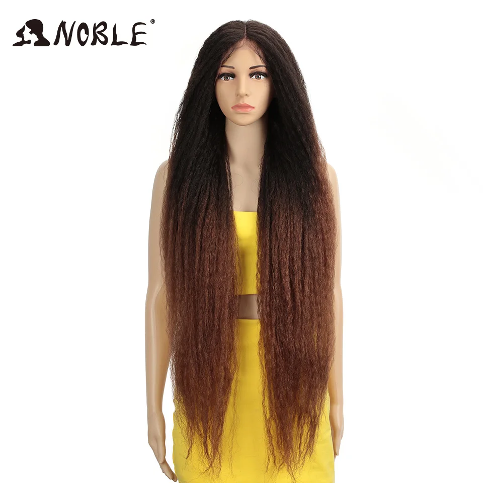 Noble Cosplay Wig Long Braided Wig 38inch Synthetic Lace Front Wigs For Women Pink Green Wig Lace Front Wigs For Black Women