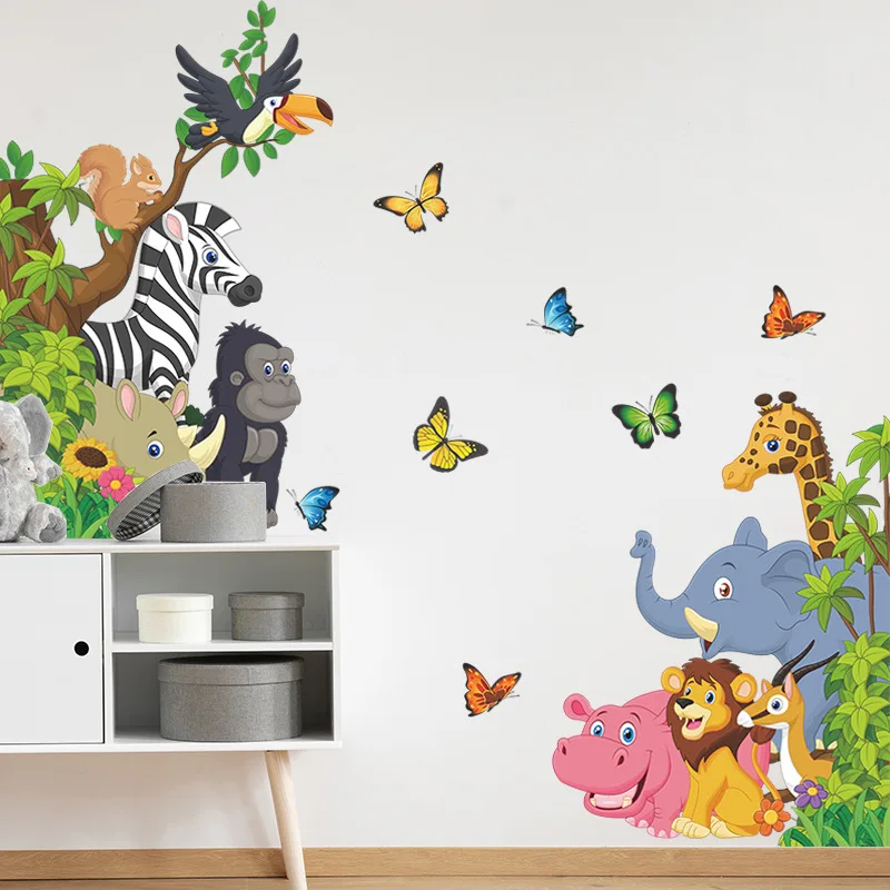 Cartoon Children Wall Art Decal Wall Sticker Murals Home Decoration Accessories 
