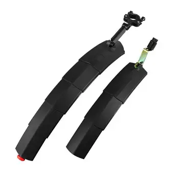 

Bicycle Retractable Mudguard-super Pressure Resistant With Bright Taillight Safe Bike Equipments Accessories
