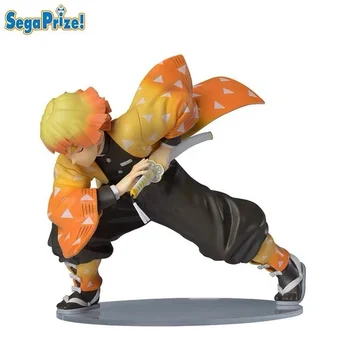 

In Stock Origanal Sega SPM Kimetsu No Yaiba Agatsuma Zenitsu PVC action Figure model figurines