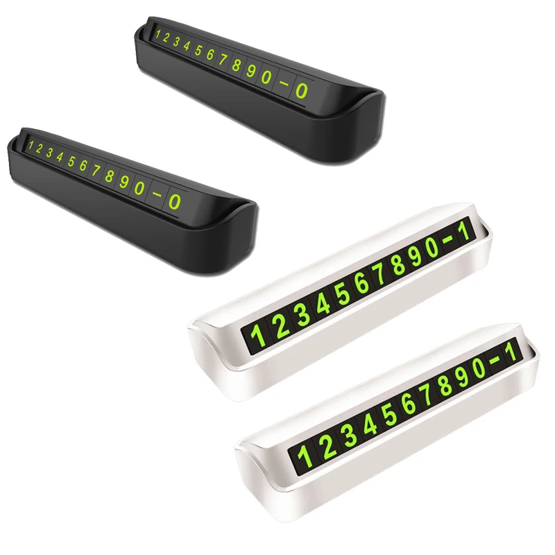 4 шт./лот парковочная карта временная остановка номерного знака движение