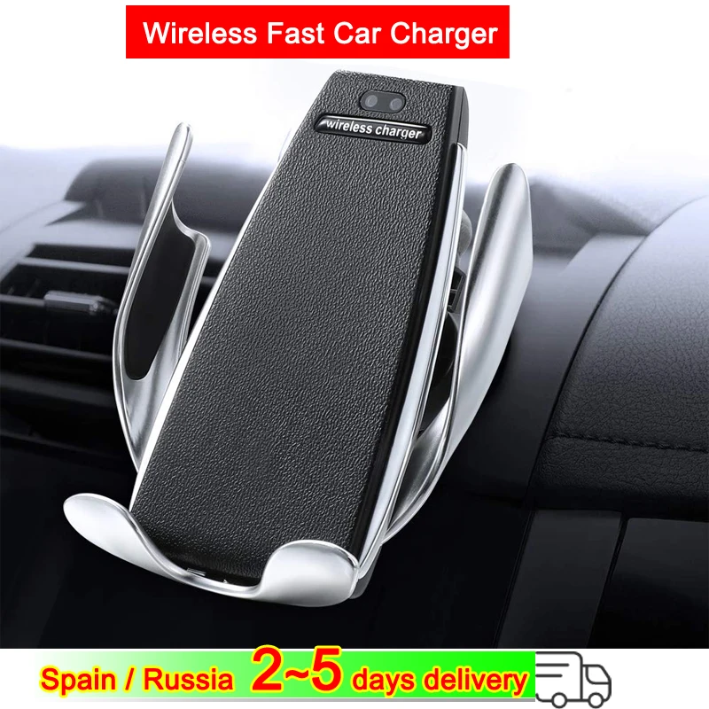 

Wireless Car Charger Smart Sensor Fast Charging For iPhone 8/XR For Samsung Galaxy note9 For Xiaomi Mi 9 For Huawei P30 Pro