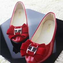 Большие размеры 35-42; женская свадебная обувь; балетки с бантиком из лакированной кожи; слипоны; женская обувь на плоской подошве; черные лоферы; женская обувь