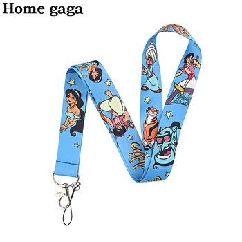 

D2938 Homegaga Wholesale 10pcs/lot The Magic Lamp neck lanyards for keys ID Card Holder Keychain Mobile Phones Cameras Webbing
