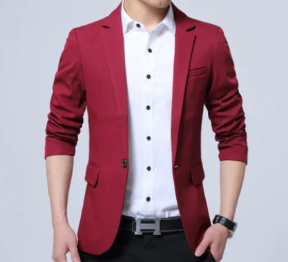 

2020 New Style Multi-color MEN'S Suit Slim Fit Coat Small Suit Leisure Suit Men's