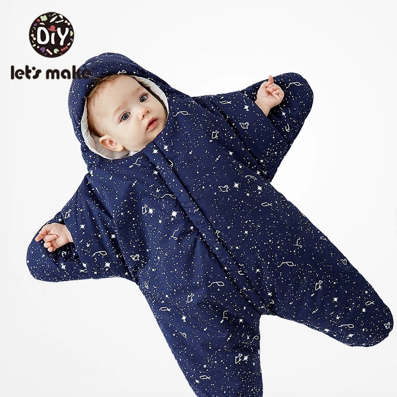 Let'S Make 1Pc Cotton Cartoon Starfish Babies Sleeping Bags Newborn