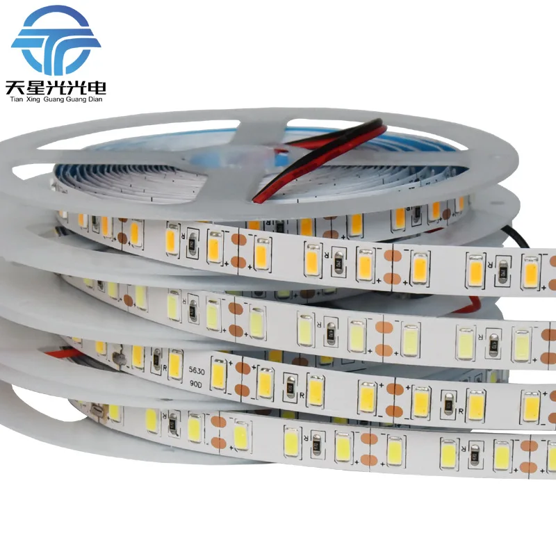 

5630 Soft Light Belt Highlight 12 V Low Voltage LED Strip 90 Lamp/M South Korea Chip Jewelry Showing Cabinet Desk Lamp