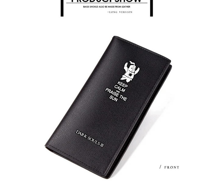 Dark Souls Wallet Teenage Boys Favorite Black Long Purse Short Wallets Best Birthday Gifts (8)