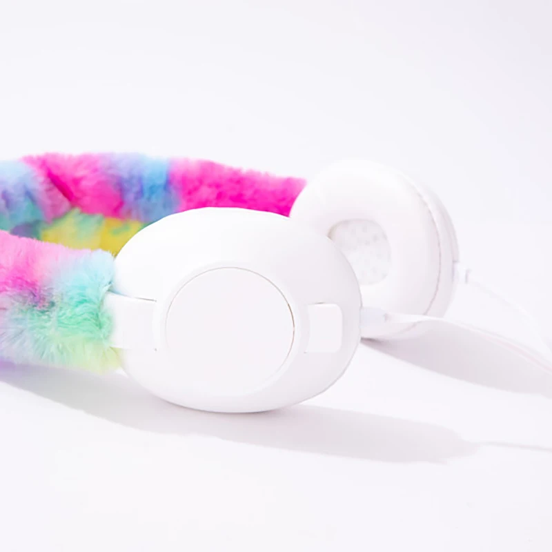 Cute Unicorn Headphones Wire Girls Kids 