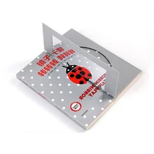 

2021 New Old 3D Pop-up Book Game Magic Book Mirror Round Hole Change Hole Guess Puzzle Game Early Education Toy Book For Kids