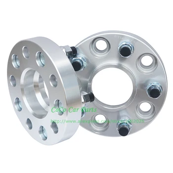 

2pcs 25mm PCD 5X108/5X4.25 CB 63.4 12X1.5 Tire Widened Flange Wheel Hubcenteric Car Wheel Spacer For Ford Lincoln