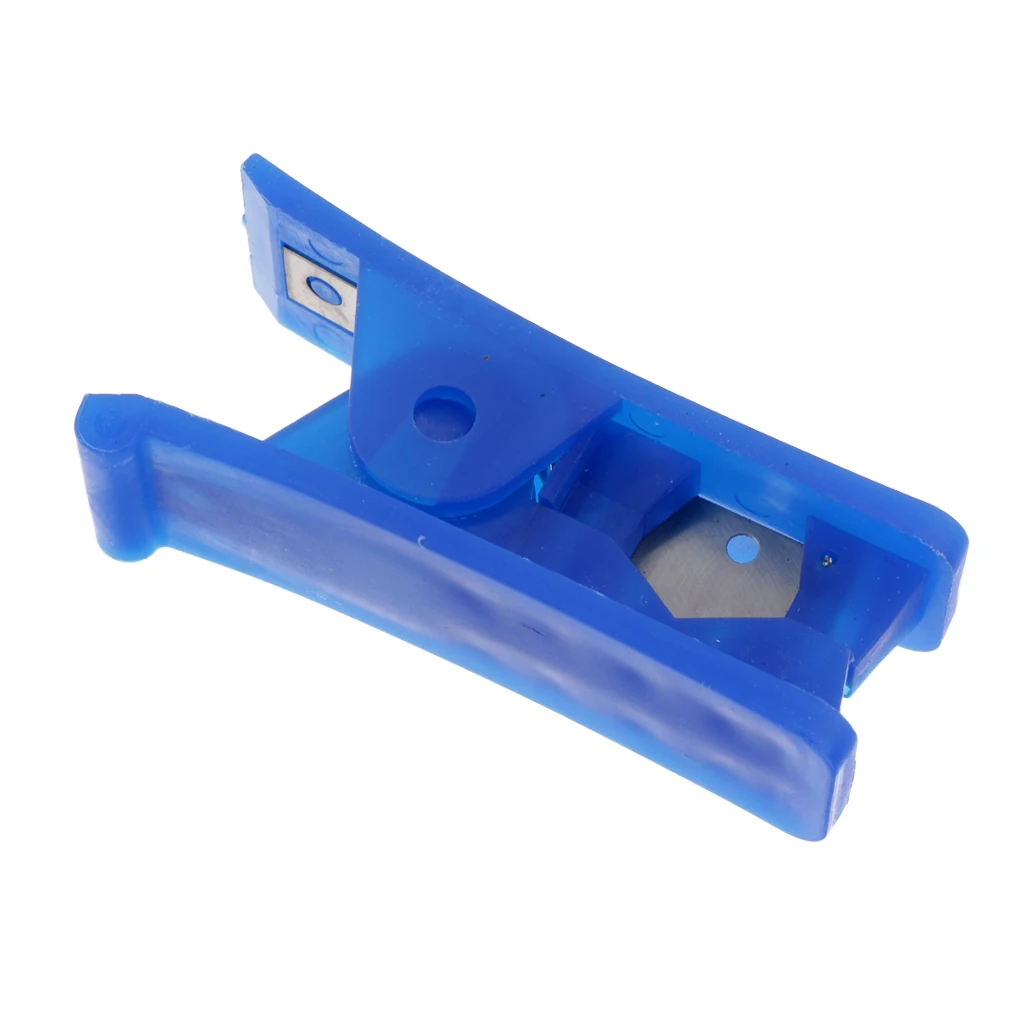 Plastic Tube Cutter For Tying Tubes Flies Mini Cutting Tool Blue