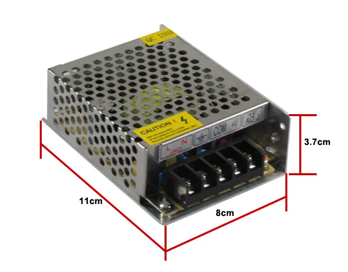 12V 3A 60W импульсный источник питания, переключатель драйвера для светодиодной ленты, дисплей 110 V/220 V