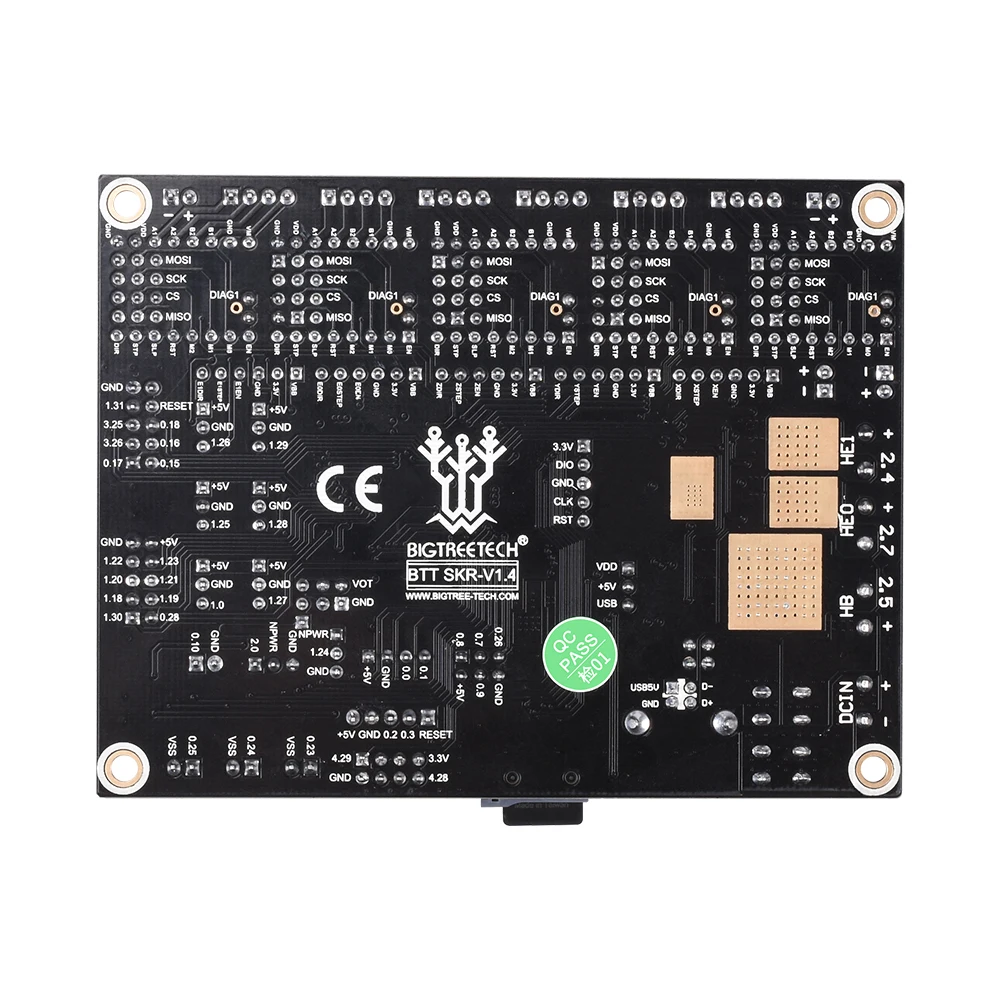 Плата управления BIGTREETECH SKR V1.4 Turbo плата с модулем Wi Fi DCDC RGB ESP01S BTT Writer детали для 3D