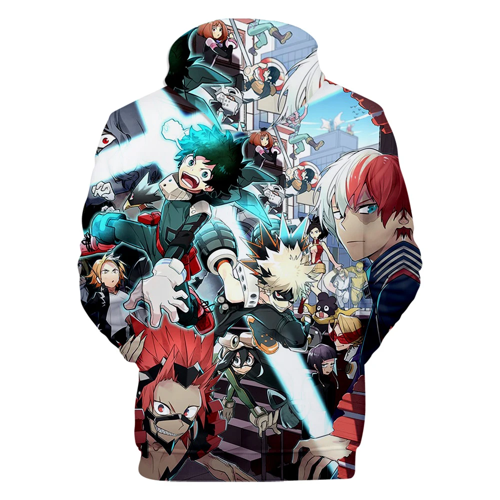 My Hero Academia 3D Print Autumn Hoodie 2