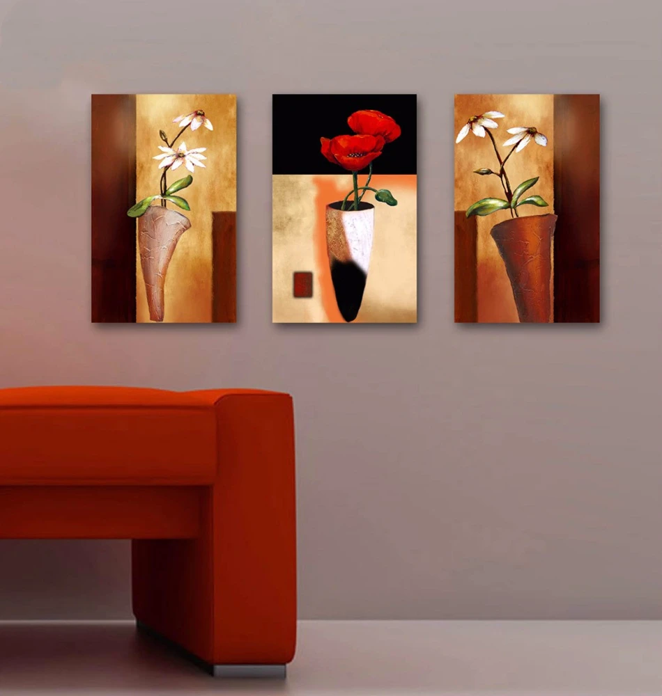 Coloring-By-Numbers-3-pieces-Happy-flowers-Paints-colors-By-Numbers-plant-Radish-flower-paintings-pictures