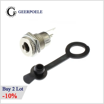 DC099 5.5mm x 2.1mm DC 전원 잭 소켓 암 패널 마운트 커넥터 금속 5.5*2.1 5.5*2.5