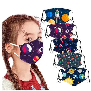 

Ship Within 24 Hours Child Space Planet And Astronaut Printed Face Sunscreen Bandage Comfortable One time Products 2020 In stock