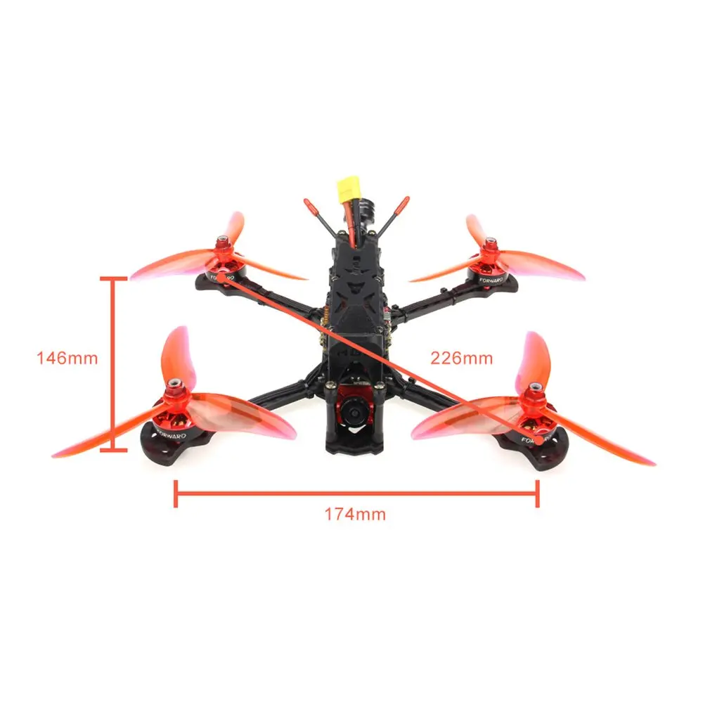 HGLRC Sector " V2 Фристайл FPV RC гоночный Дрон 6S BNF F7 двойной контроль полета 60А 4в1 ESC 2306 кв бесщеточный двигатель