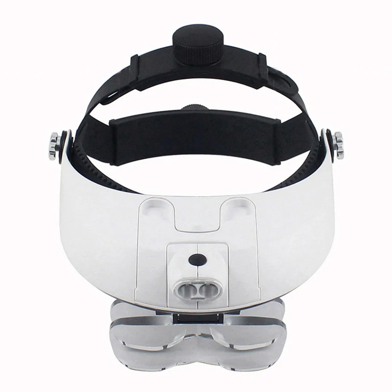 Optical Lens Head-mounted LED Magnifier 5X Magnification Effect For Repairing Experimental Surgery