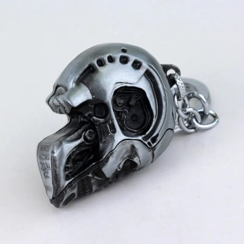 Vintage Charm Terminator Skull Head Keychain Men Women Fashion Pendant keyring Jewelry Car Key Accessories skull keychain