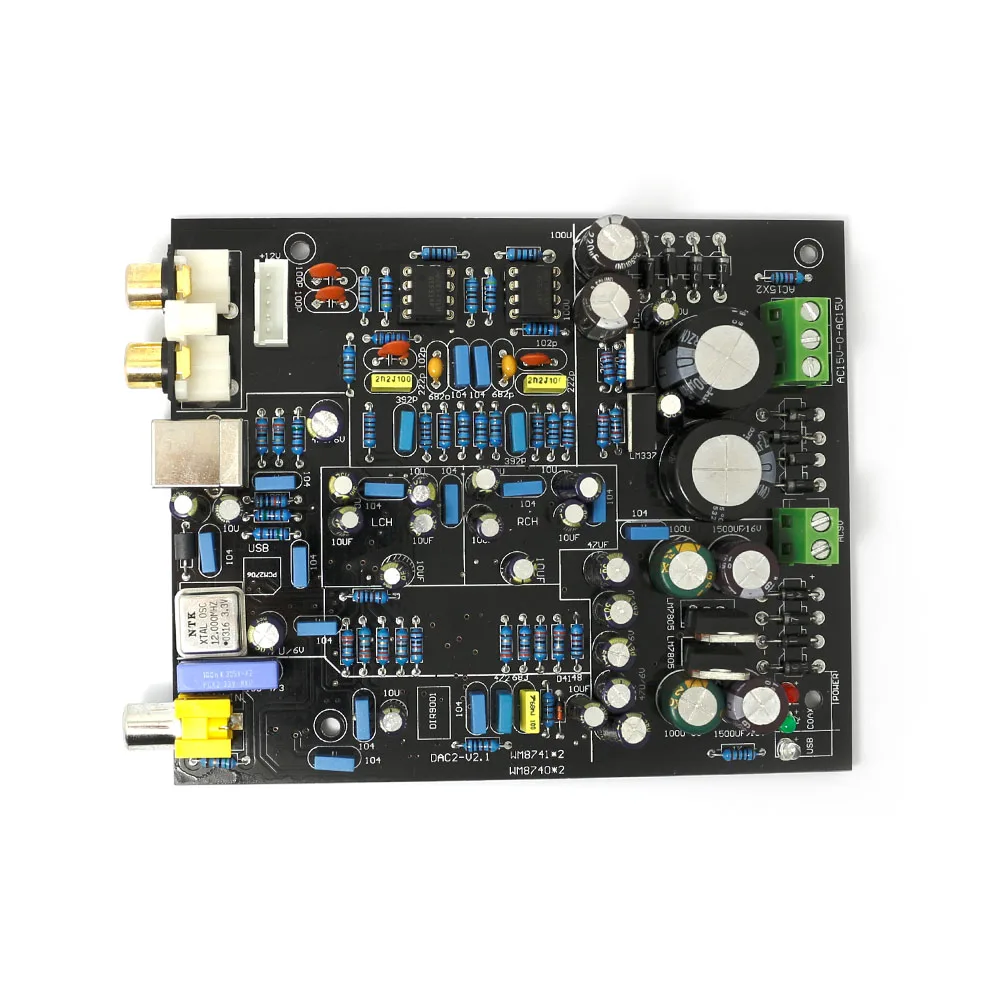 Коаксиальный двойной WM8740 DAC USB декодер плата M8741 высокое качество|board|board boardboard usb |