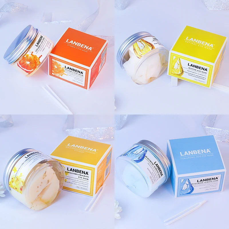 Eye Mask Hyaluronic Acid Eye Pad Osmanthus Eye Patch Retinol Sheet Mask Relieving Dark Circle Remove 4