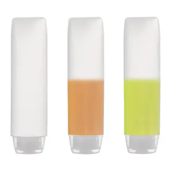 

6Pcs 30/50ml Travel Size Flexible Tubes Lotion Shampoo Cosmetics Empty Bottle New