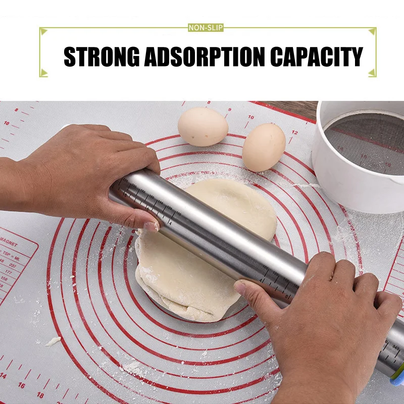 Набор скалок регулируемая толщина из нержавеющей стали Скалки для теста ролик для выпечки теста Лучшая цена