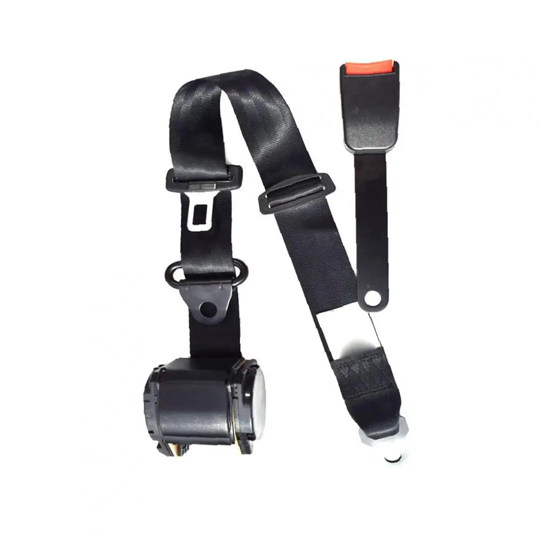

3 Point Adjustable Seat Safety Belt Harness Kit Seat Lap Seatbelt Universal for Cars and Vehicles 1Set