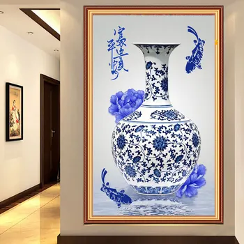 

New fashion 5D DIY Diamond Painting Cross Stitch Full Square porcelain Embroidery Cross Stitch painting Home Decor 0328-131