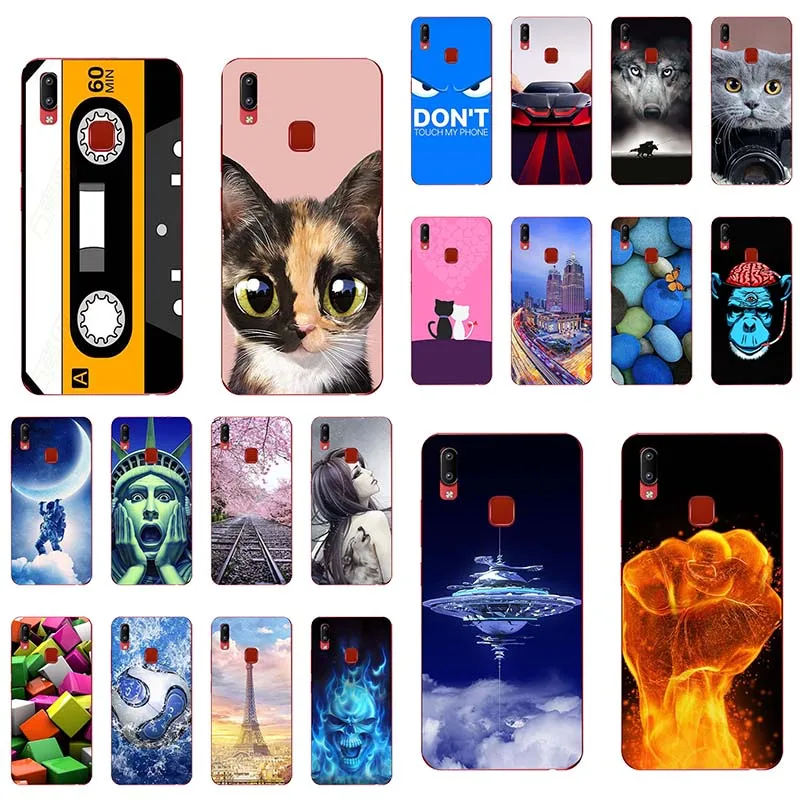 Чехол для телефона Vivo Y95 1807 6 22 дюйма с принтом VivoY95 Мягкий силикон | Мобильные