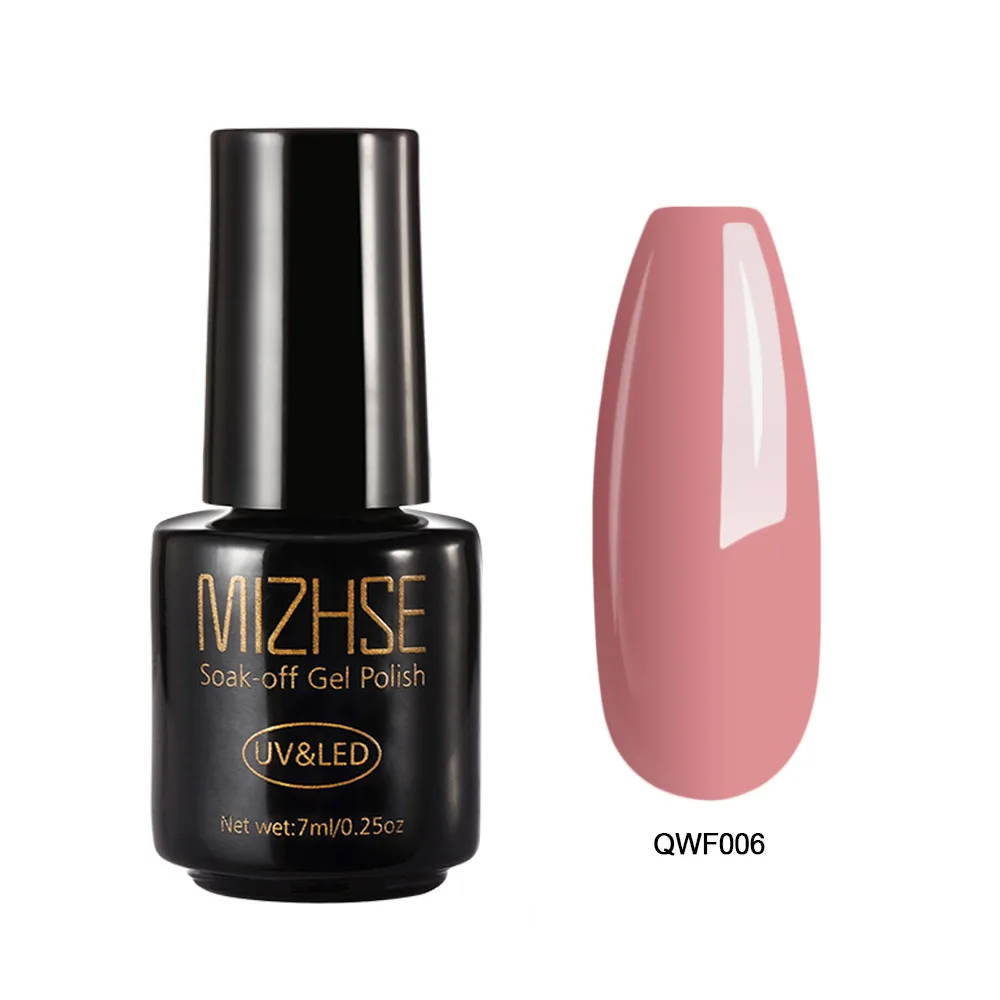 set05 QWF006 MIZHSE 7 мл УФ-Гель-лак замачиваемый УФ-светодиодный акриловый гель для дизайна ногтей, маникюрное украшение, матовое верхнее Базовое покрытие, лак для творчества, живопись, гель-гибрид - Цвет: set05 QWF006