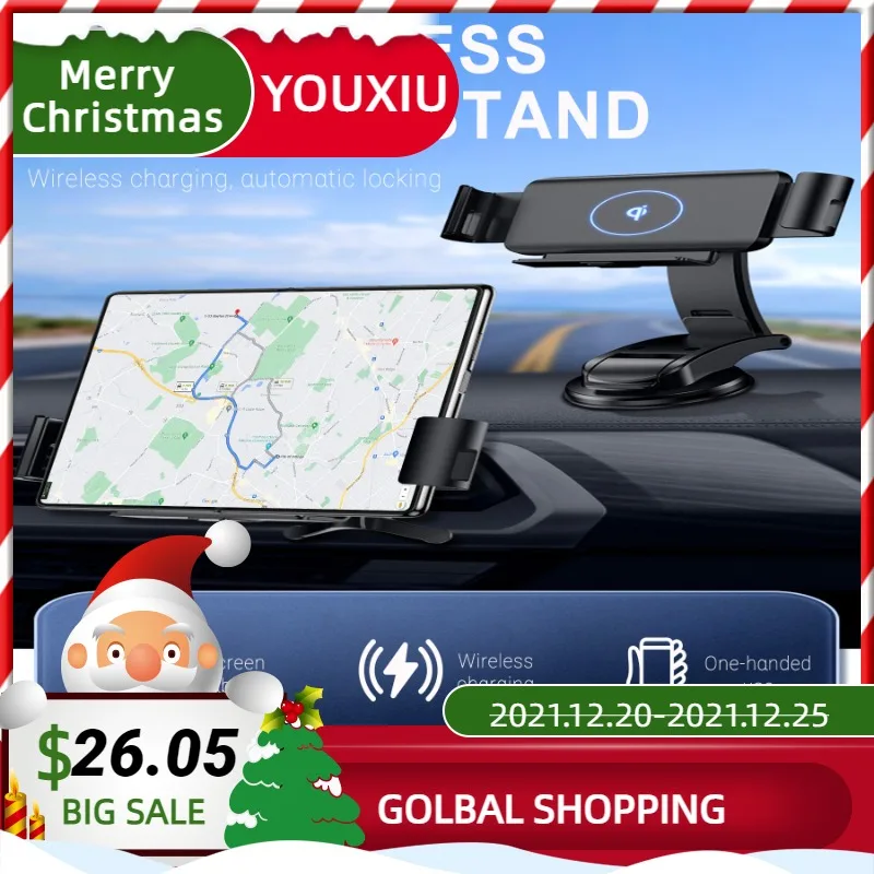 Car Wireless Charger For Samsung Z Fold 2 3 S21 Ultra S20 Note 20 10 HUAWEI Mate XS iPhone 12 Pro Max 15W Fast Charging | Мобильные