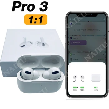 

Airpodding Pro 3 Bluetooth Earphone TWS Wireless Headphones HiFi Music Earbuds Sports Gaming Headset For IOS Android Phone
