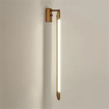 

Luxury Gold Metal Wall Lamps Modern Nordic Wall Lights For Hotel Bedside Bedroom Living Room Home Decor Wall Sconces WA199
