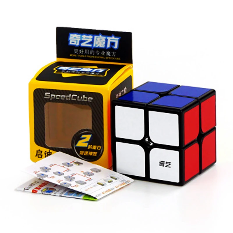 Wdyzd 2x2x2 волшебный кубик Профессиональный 5 см Черно-белый и гладкий стикер головоломка игрушки для детей взрослых хороший для мозгов