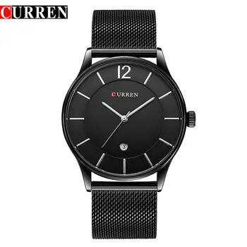 

Carrian 8231 Watch Men'S Watch Steel Band Watch Waterproof Watch Calendar Watch Quartz Watch Mineral Reinforced Glass Mirror