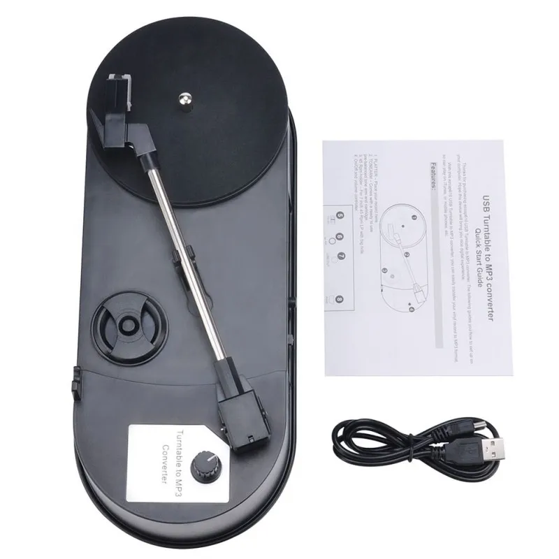 

Sale New USB 2.0 Turntable LP Record Audio Player Portable MP3 CD Players Convertor Stere For Ezcap610P MP3 Player